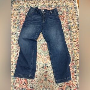 KanCan Wide Leg Trouser - Plus Size Dark Wash